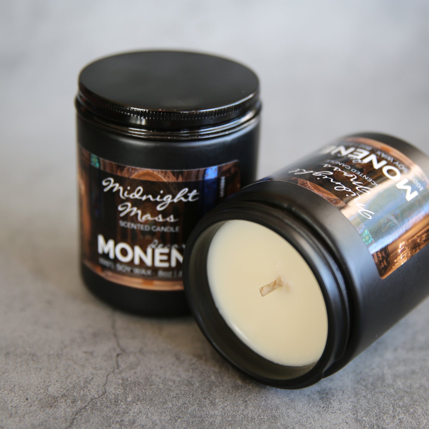 Midnight Mass Scented 8oz 100% Soy Wax Candle