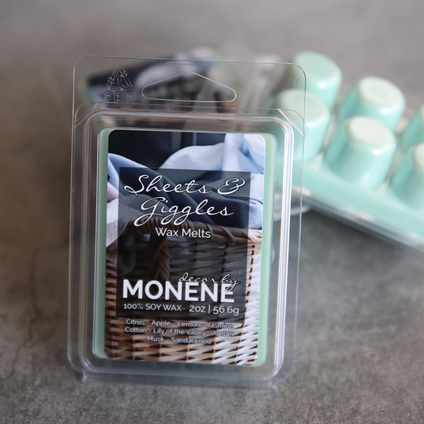 Sheets & Giggles Laundry Scent 2oz Wax Melts 100% Soy