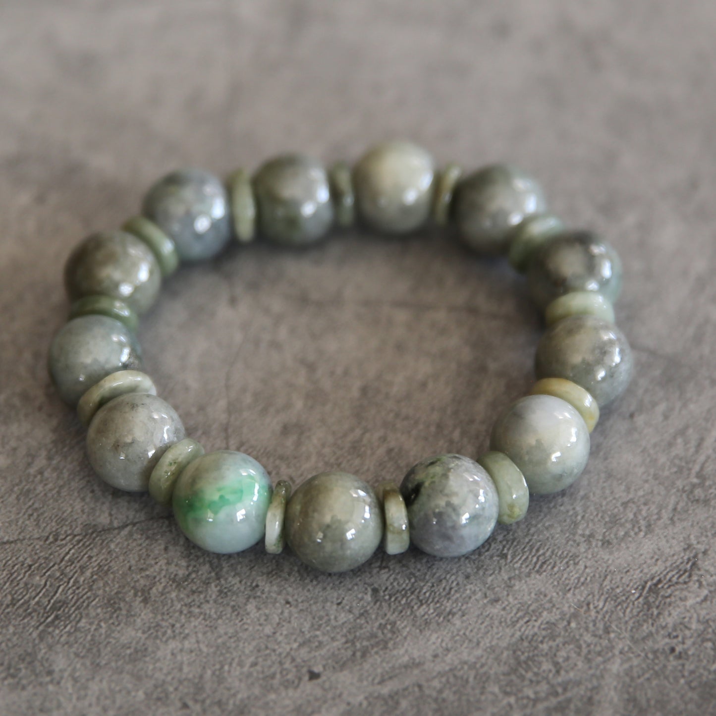Jade Stretch Bracelet #6