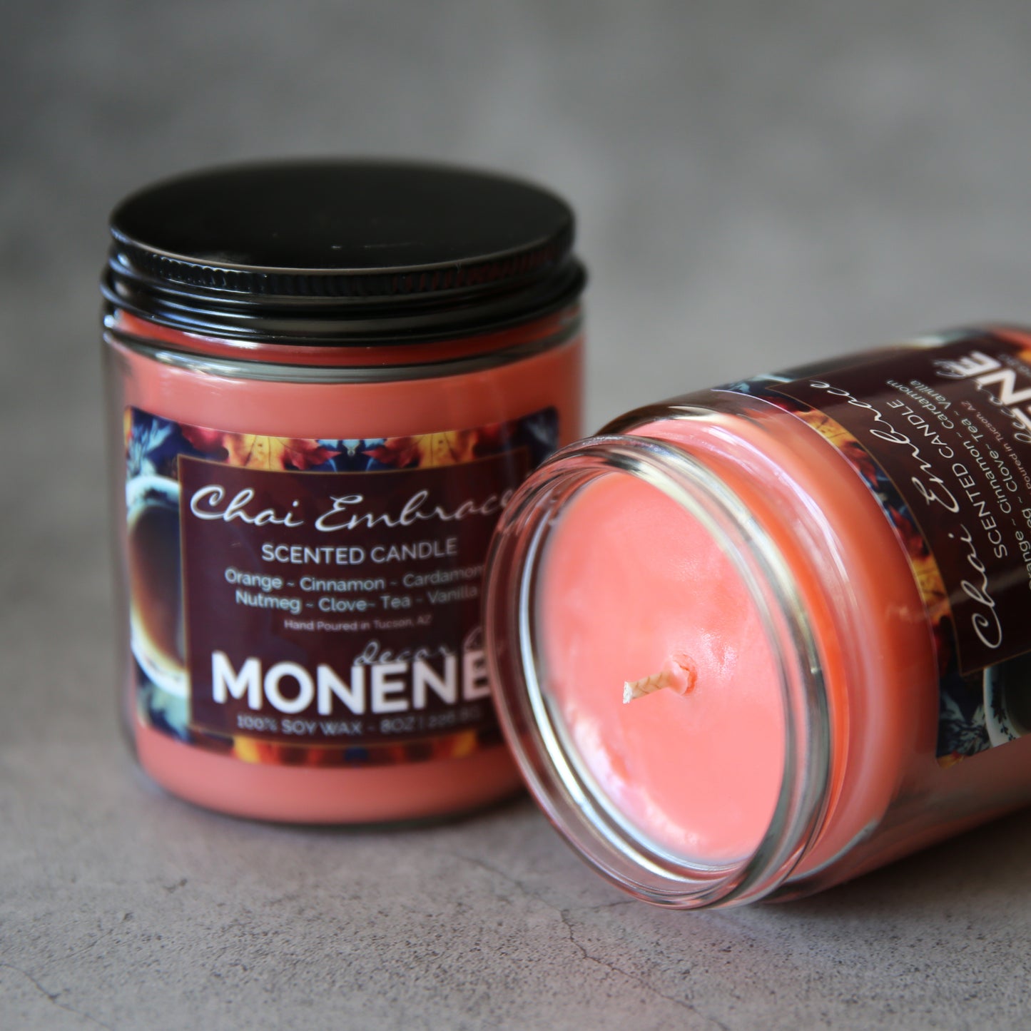 Chai Embrace Scented 8oz Soy Wax Candle