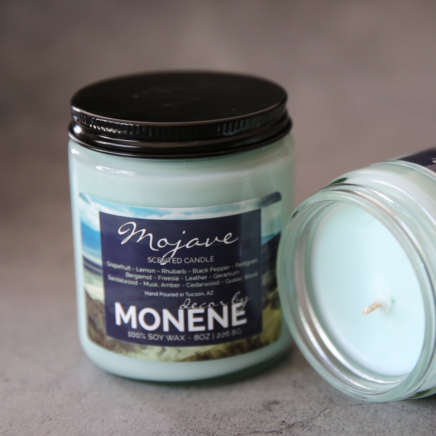 Mojave Scented 8oz Soy Wax Candle