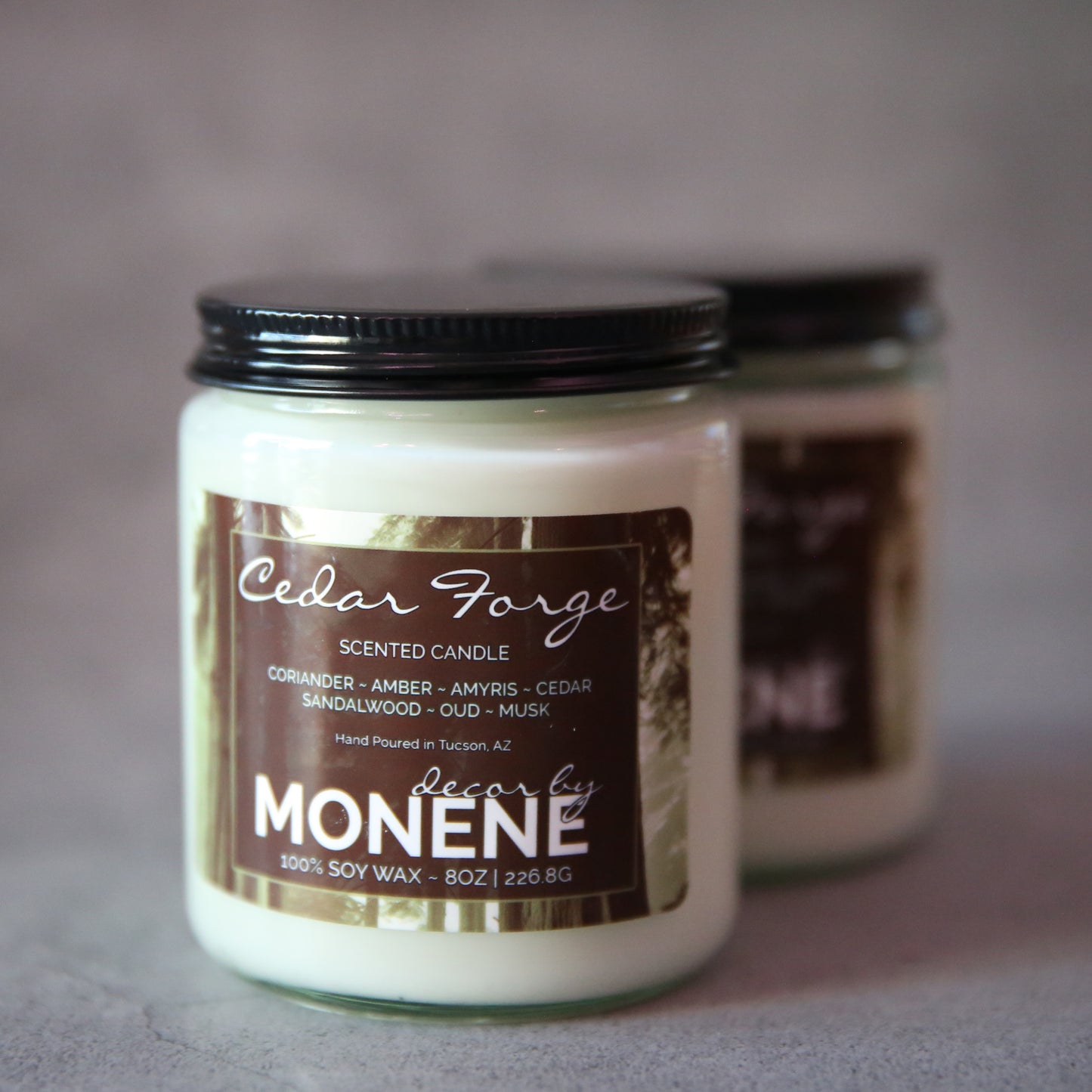 Cedar Forge Scented 8oz Soy Wax Candle