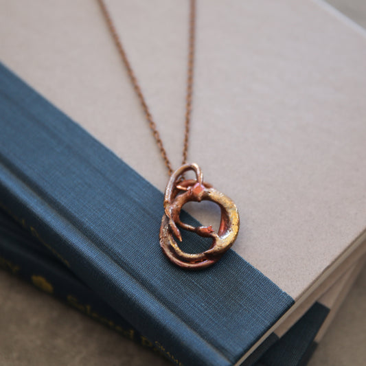 "Flamebound" Copper Necklace