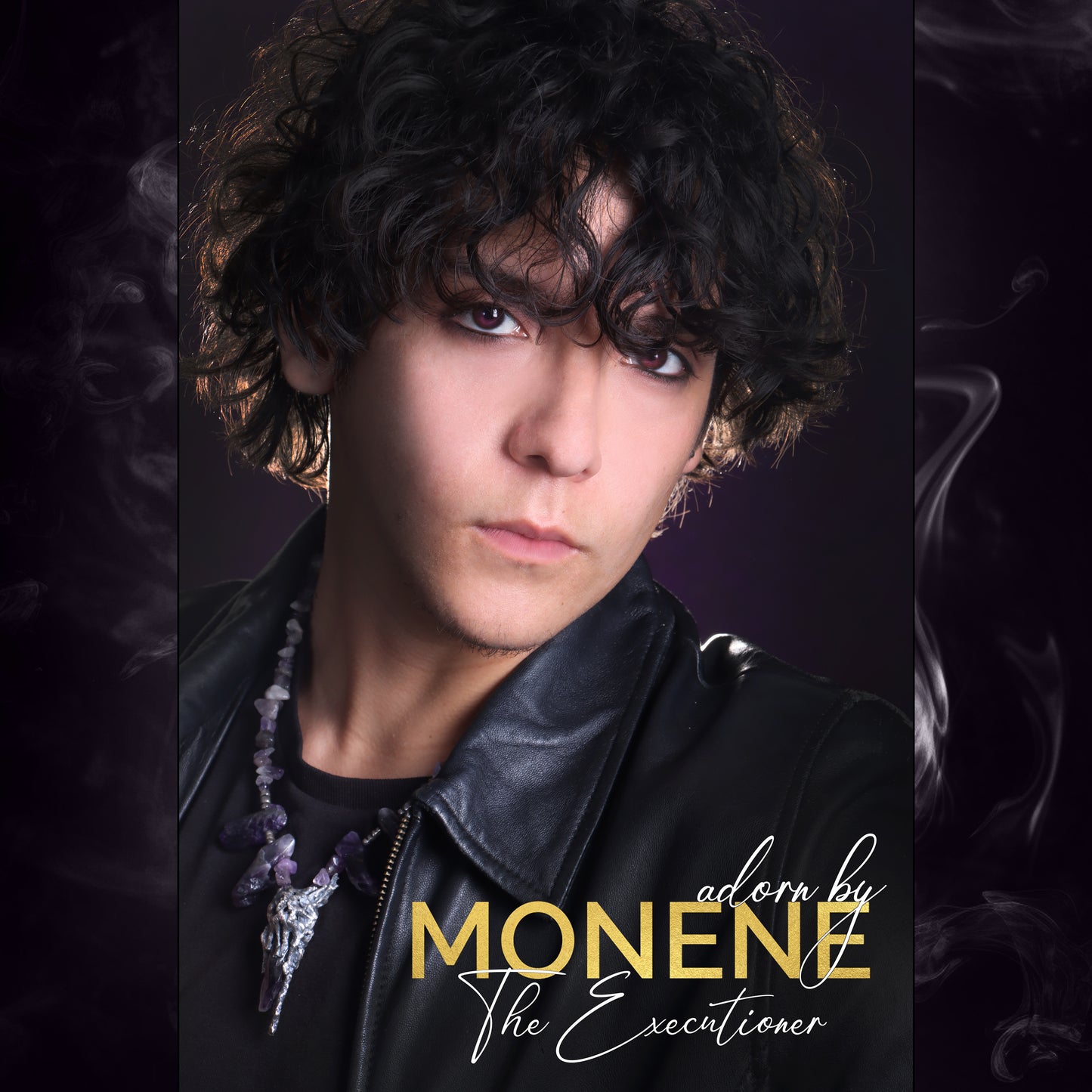 The Executioner Cholla Skeleton and Amethyst Necklace