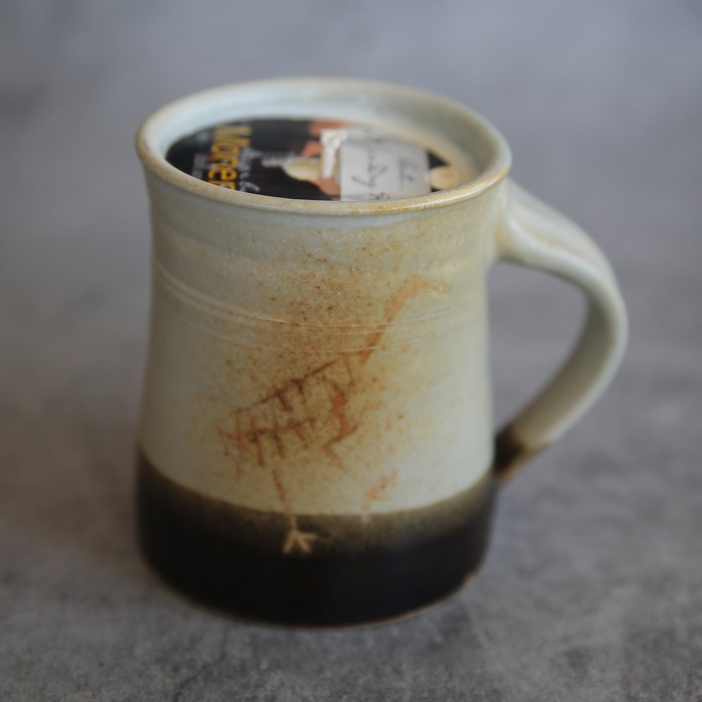 But... It's a Dry Heat Upcycled Mug Candle