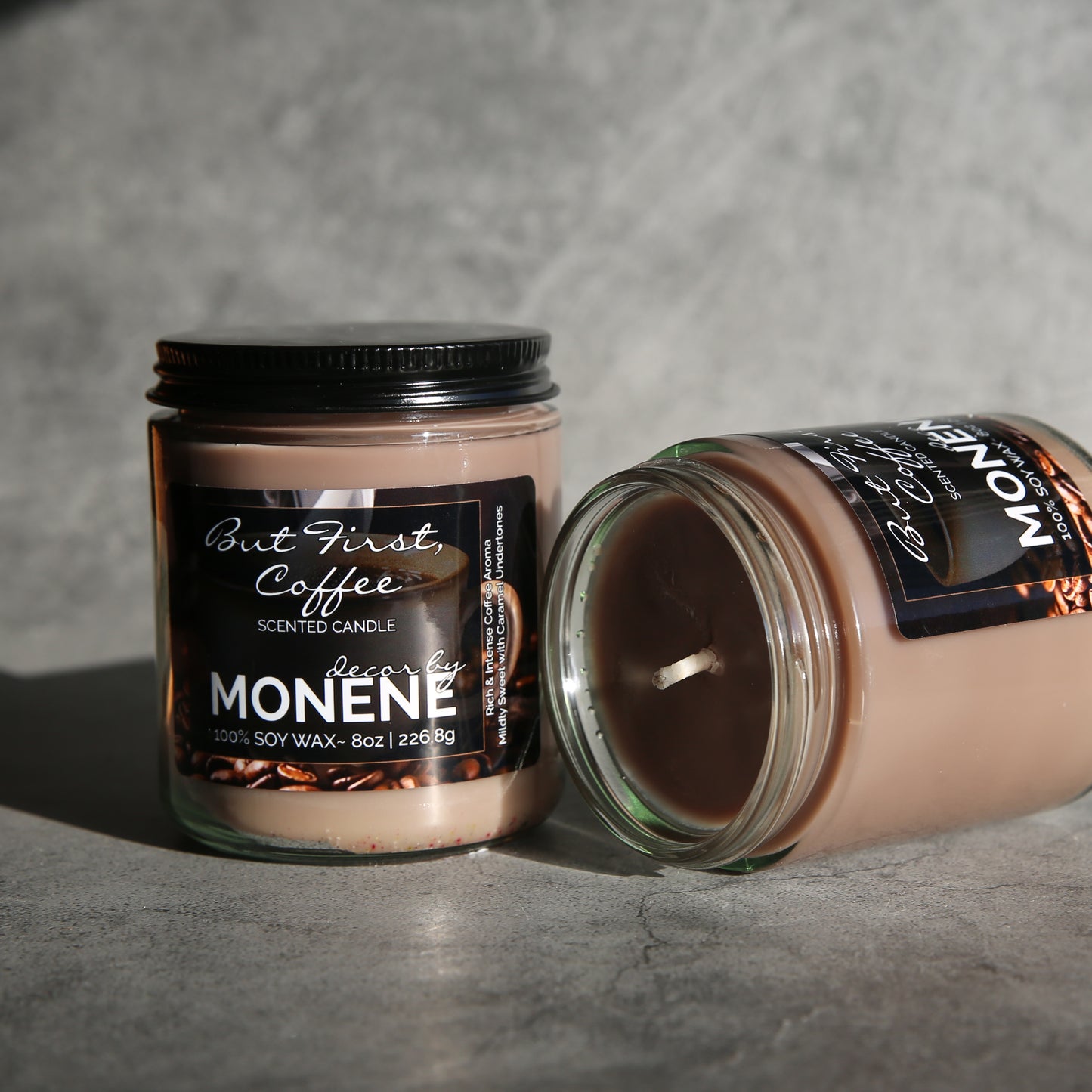 But First, Coffee Scented 8oz Soy Wax Candle