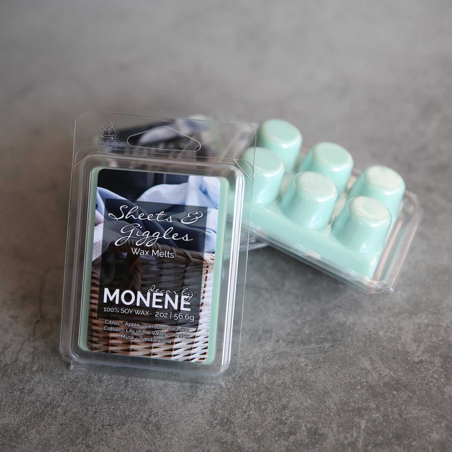 Sheets & Giggles Laundry Scent 2oz Wax Melts 100% Soy
