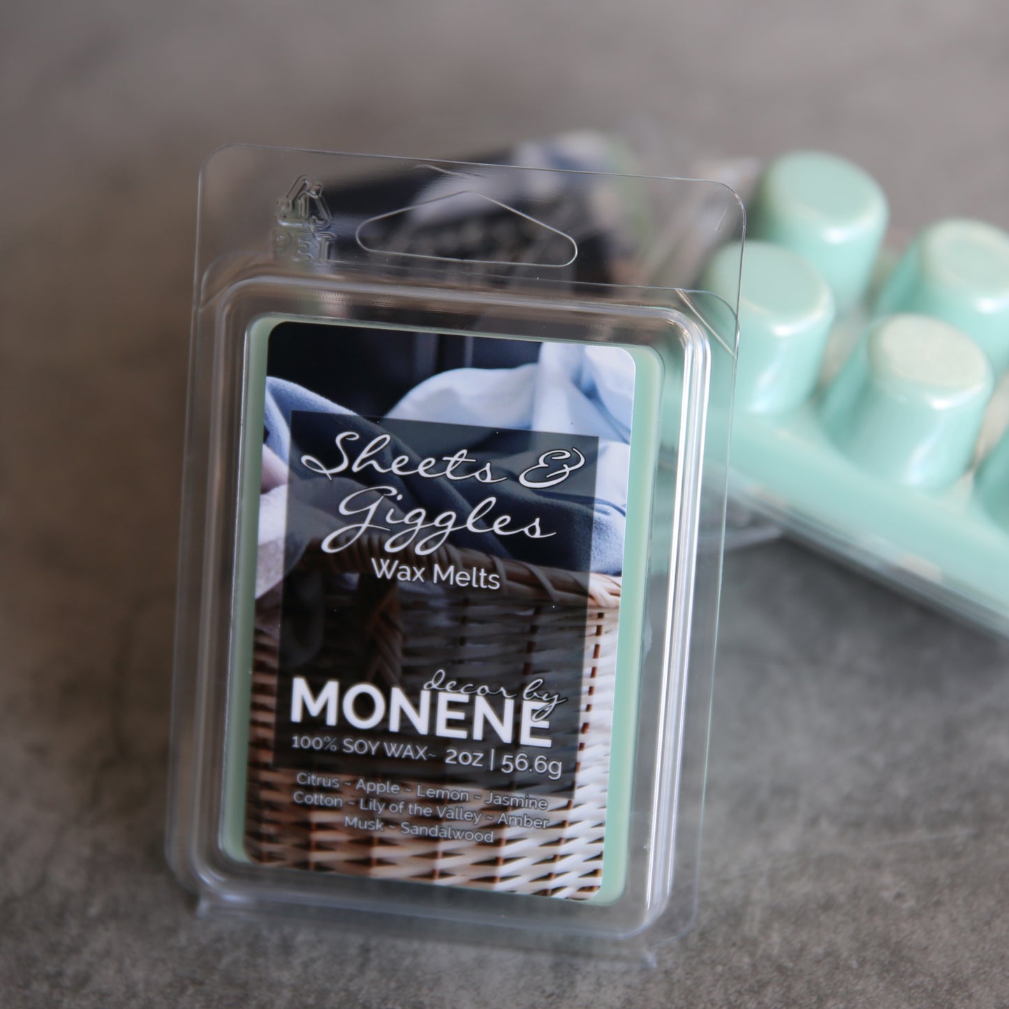 Sheets & Giggles Laundry Scent 2oz Wax Melts 100% Soy