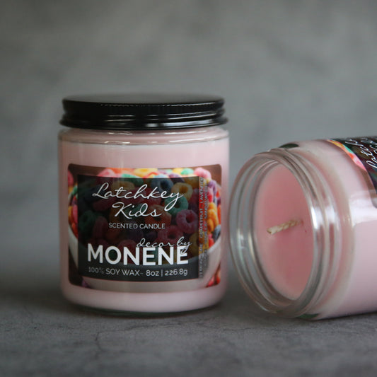 Latchkey Kids Scented 8oz 100% Soy Wax Jar Candle