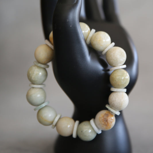 Jade Stretch Bracelet #1