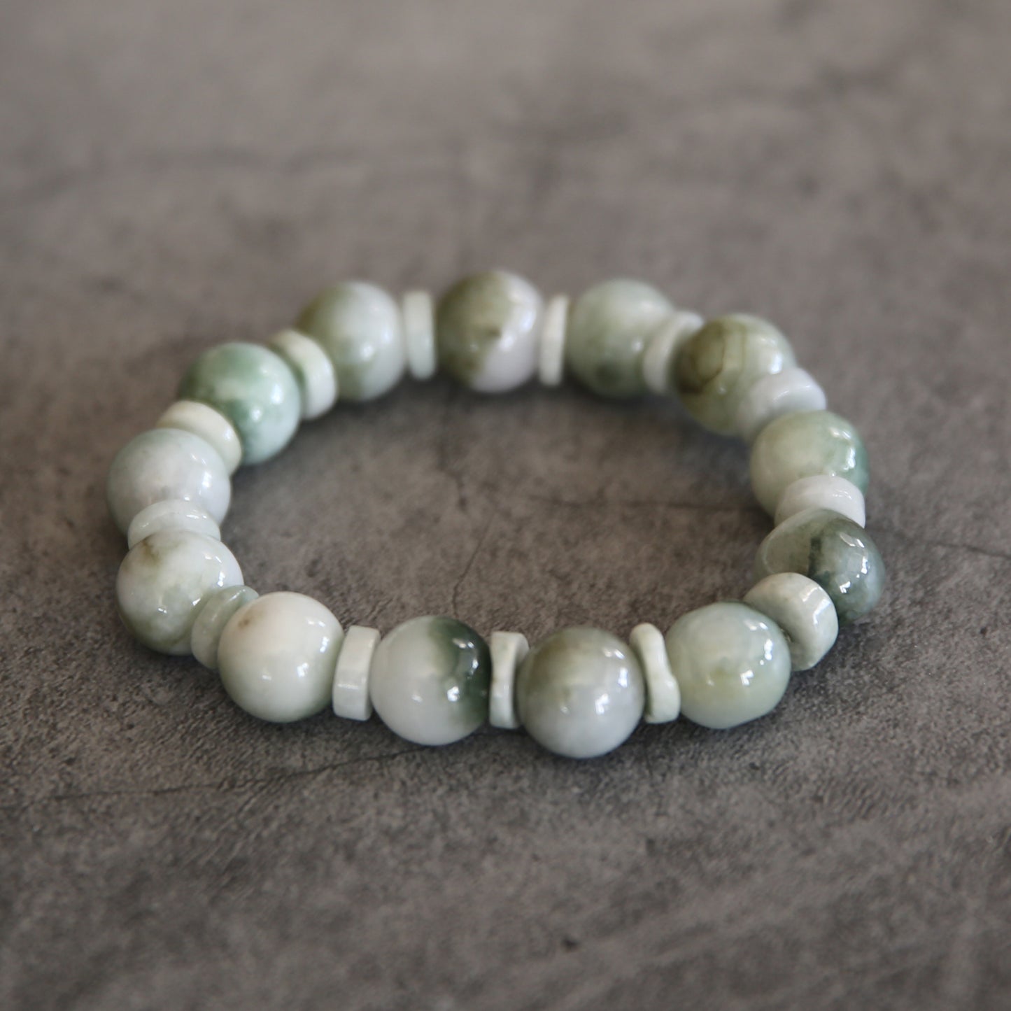 Jade Stretch Bracelet #5