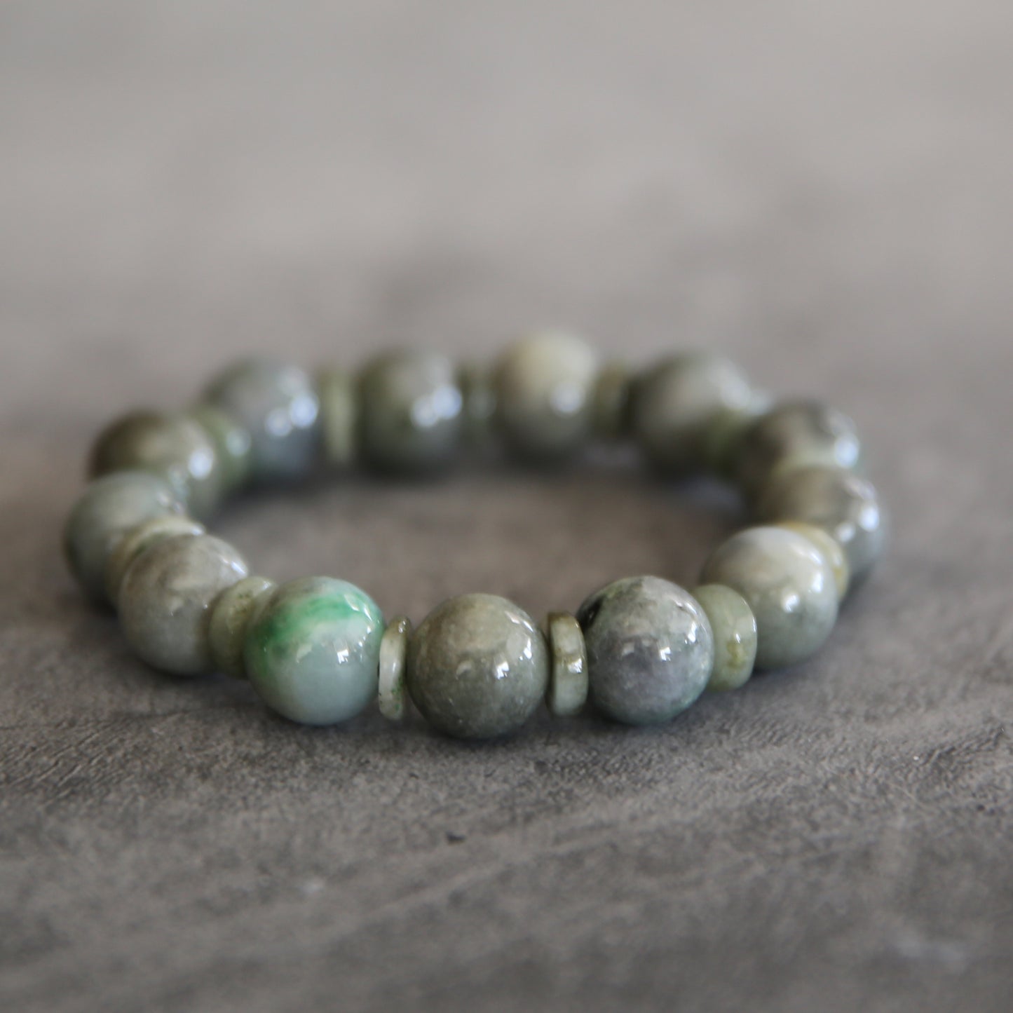 Jade Stretch Bracelet #6