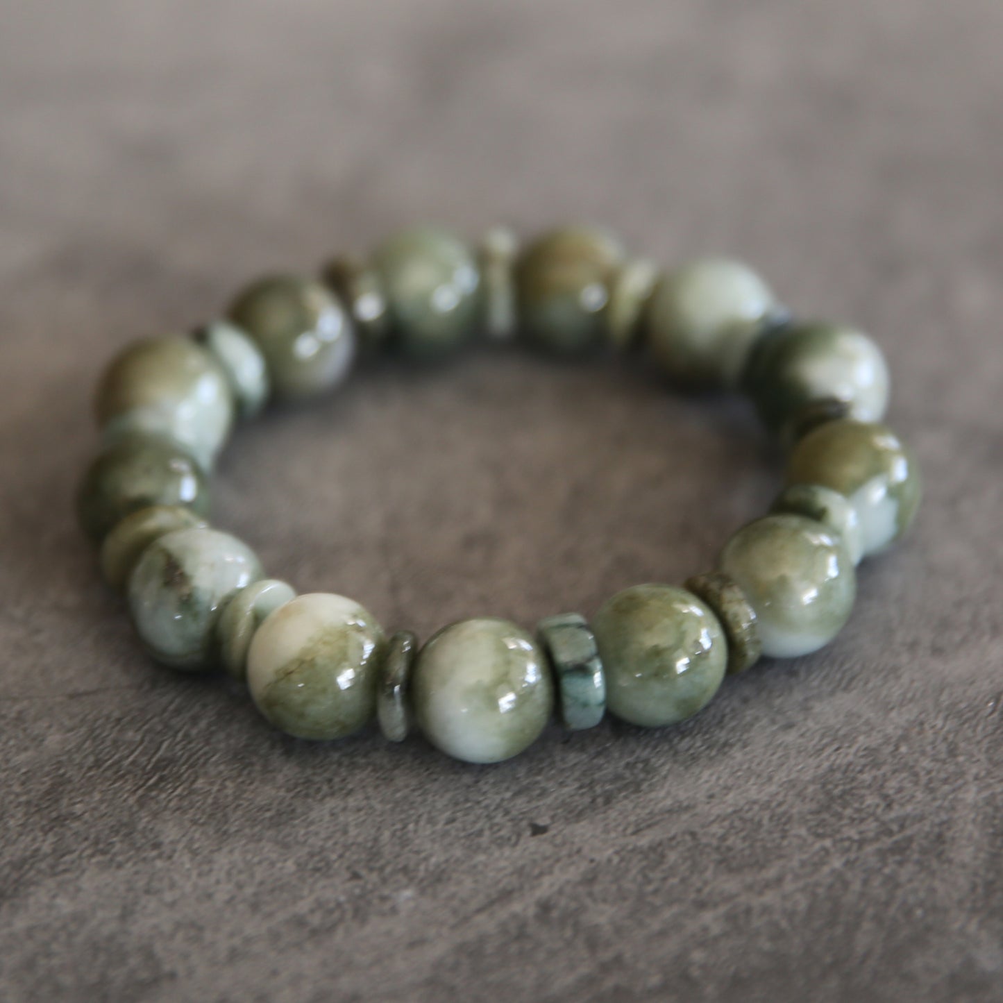 Jade Stretch Bracelet #8