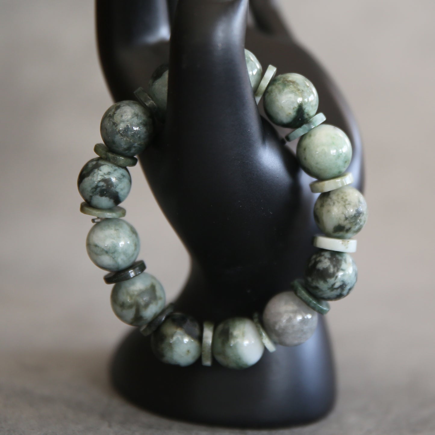 Jade Stretch Bracelet #9