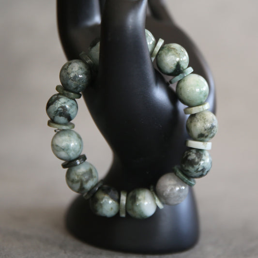 Jade Stretch Bracelet #9