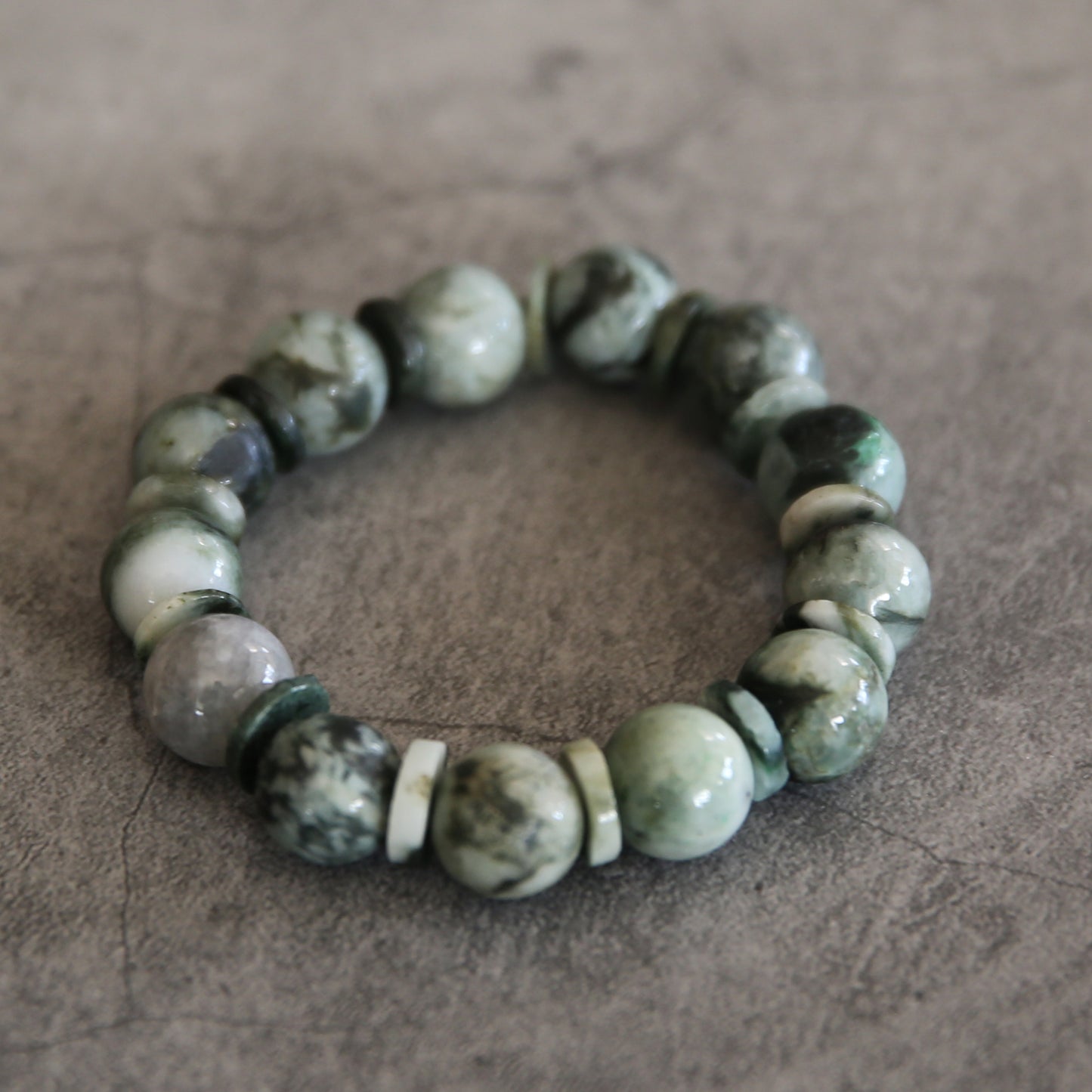 Jade Stretch Bracelet #9