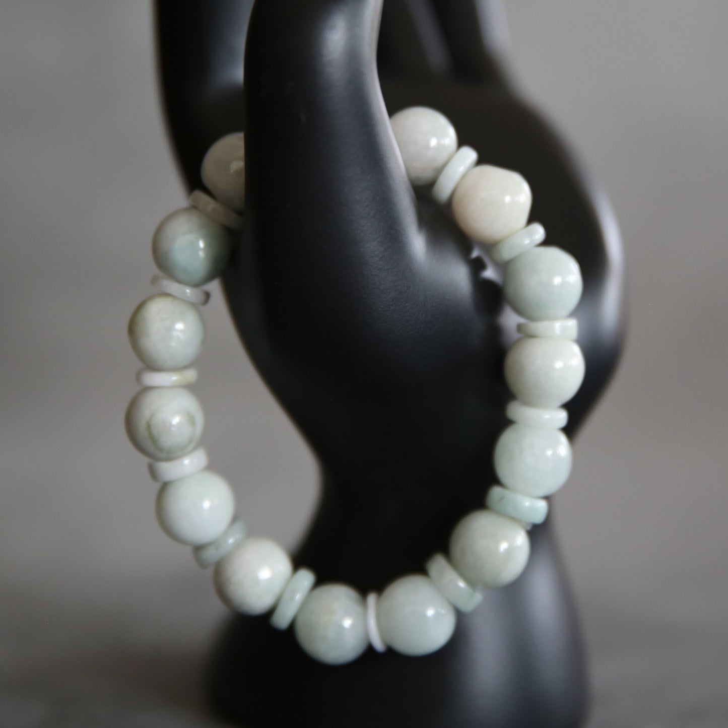 Jade Light Green Stretch Bracelet #4