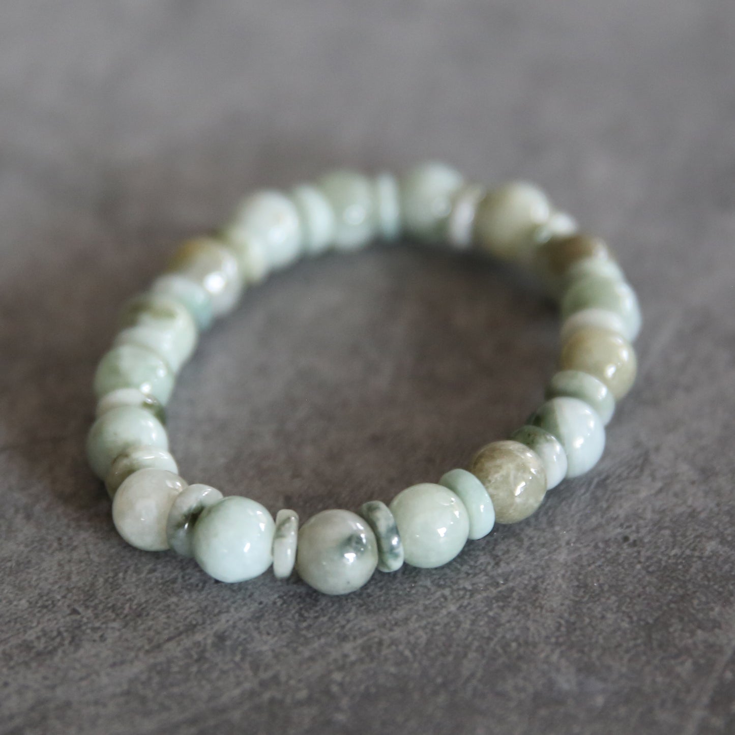 Jade Stretch Bracelet #5