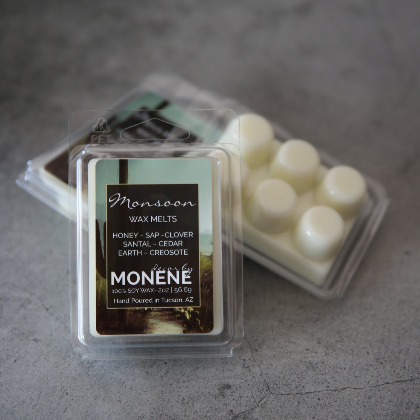 Monsoon Desert Rain Scented 2oz Wax Melts Soy
