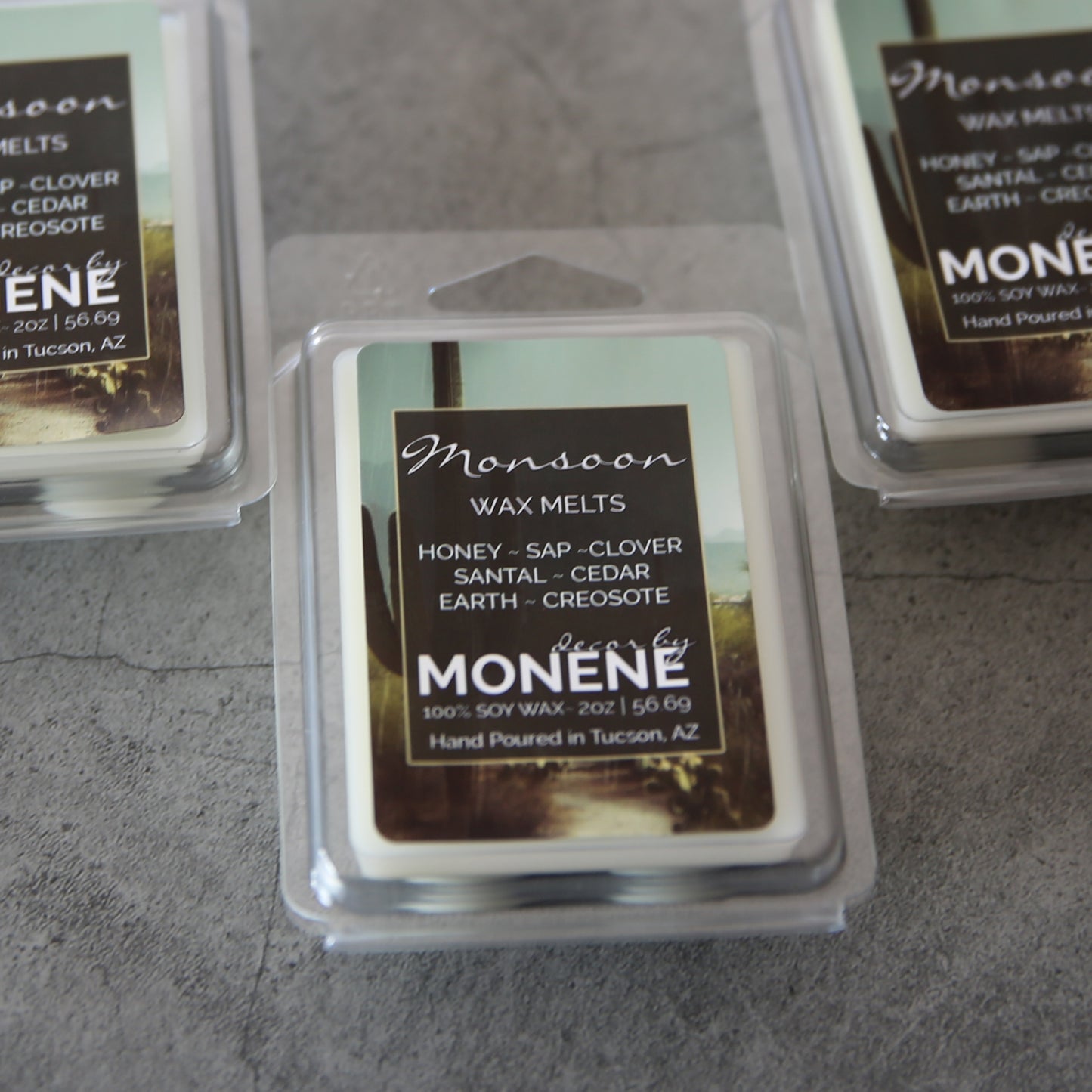 Monsoon Desert Rain Scented 2oz Wax Melts Soy