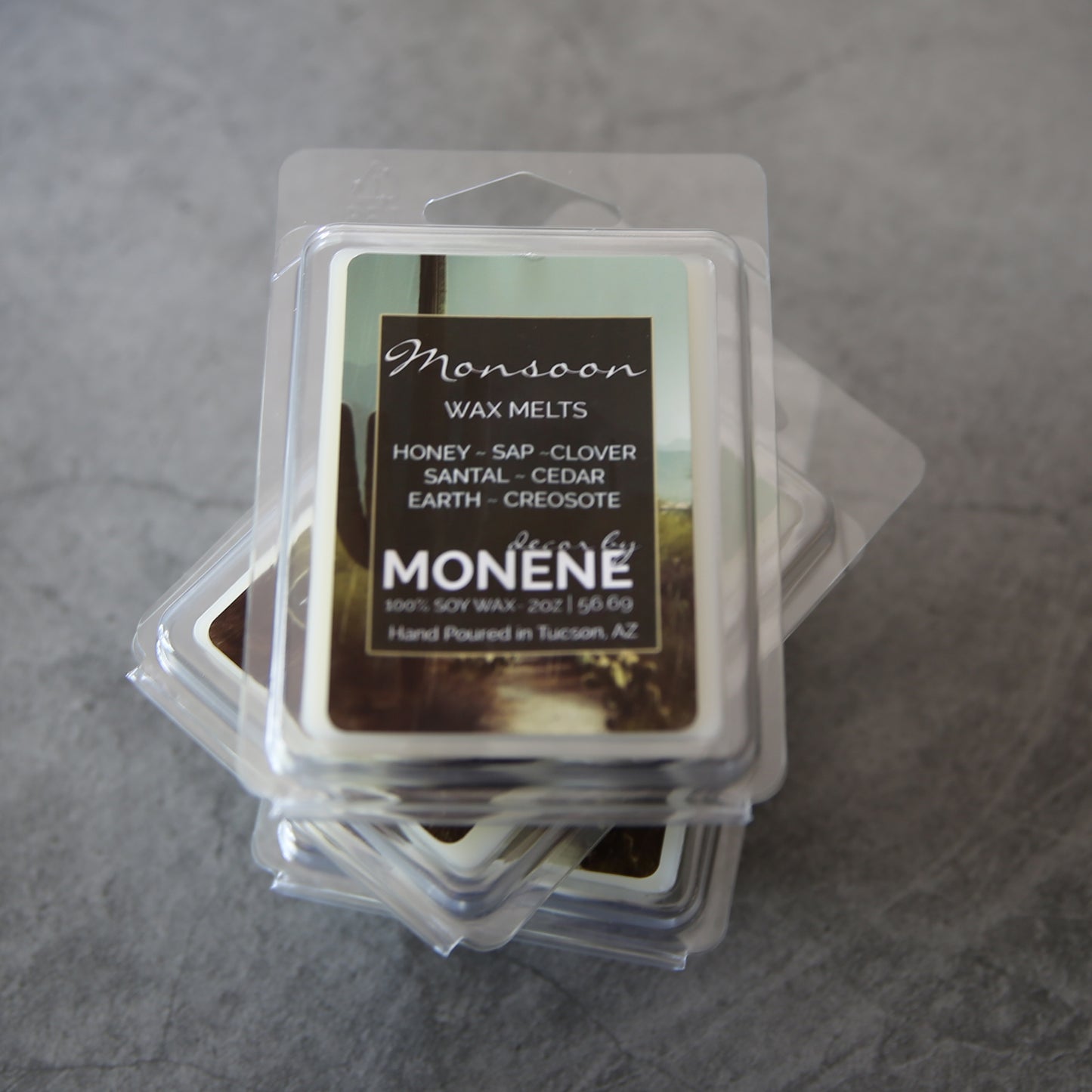 Monsoon Desert Rain Scented 2oz Wax Melts Soy