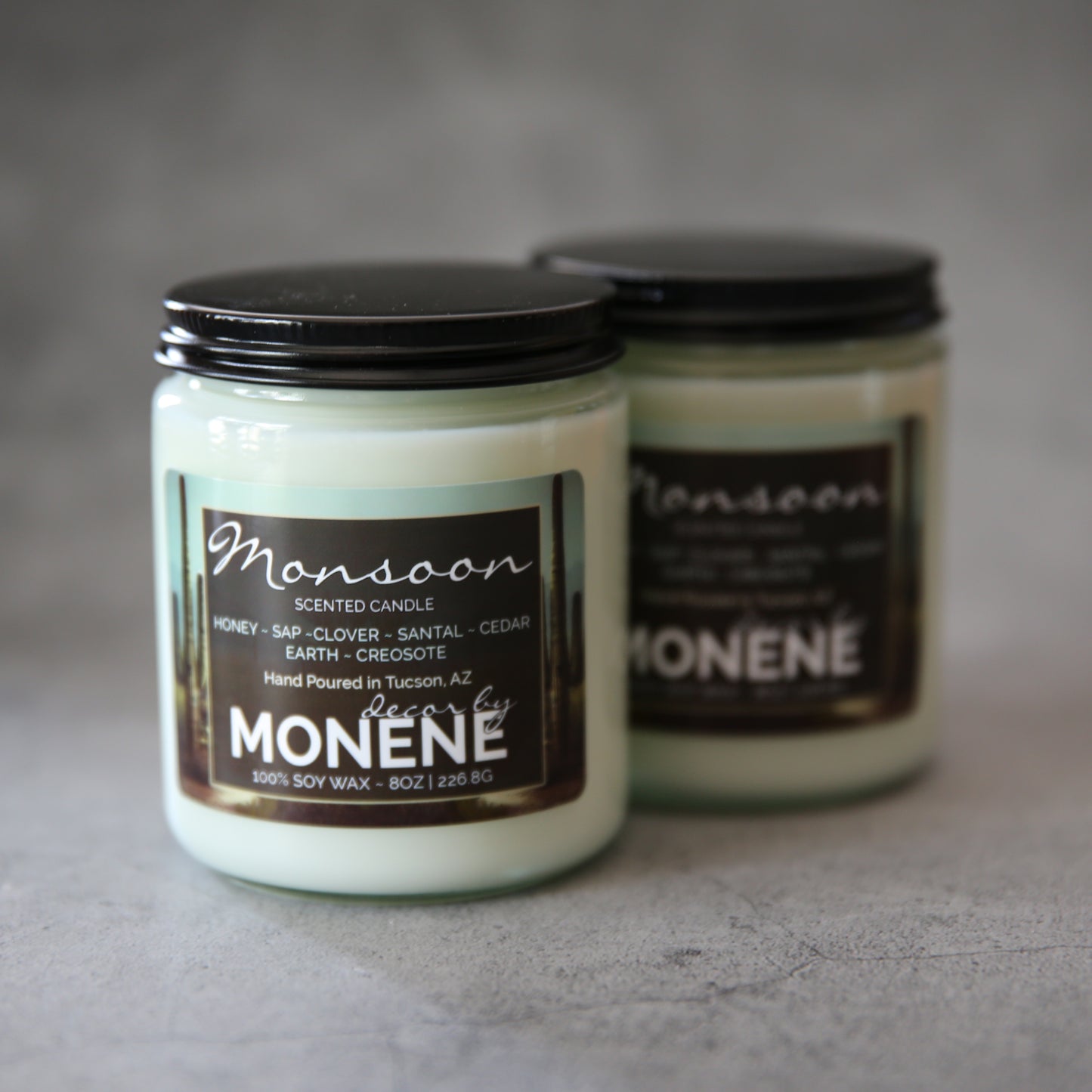 Monsoon Desert Rain Scented 8oz Soy Wax Candle