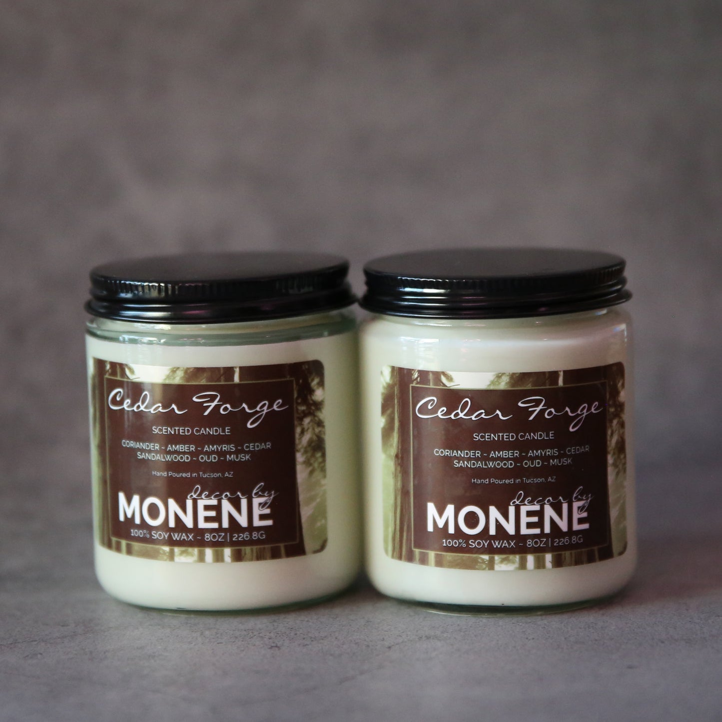 Cedar Forge Scented 8oz Soy Wax Candle