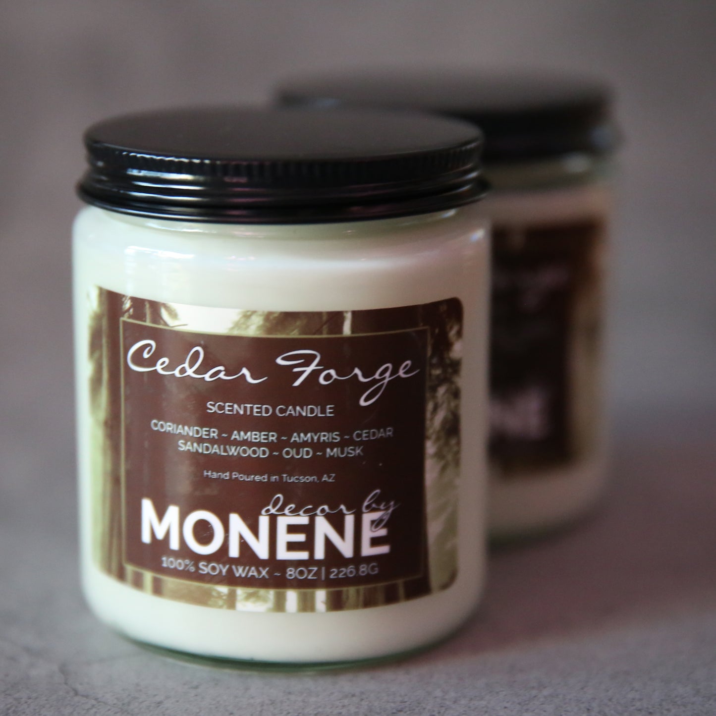 Cedar Forge Scented 8oz Soy Wax Candle