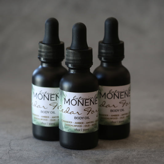 Cedar Forge Scented 1oz Body Oil Masculine, Unisex