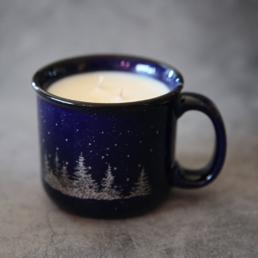 Frost & Fir Upcycled Mug Candle