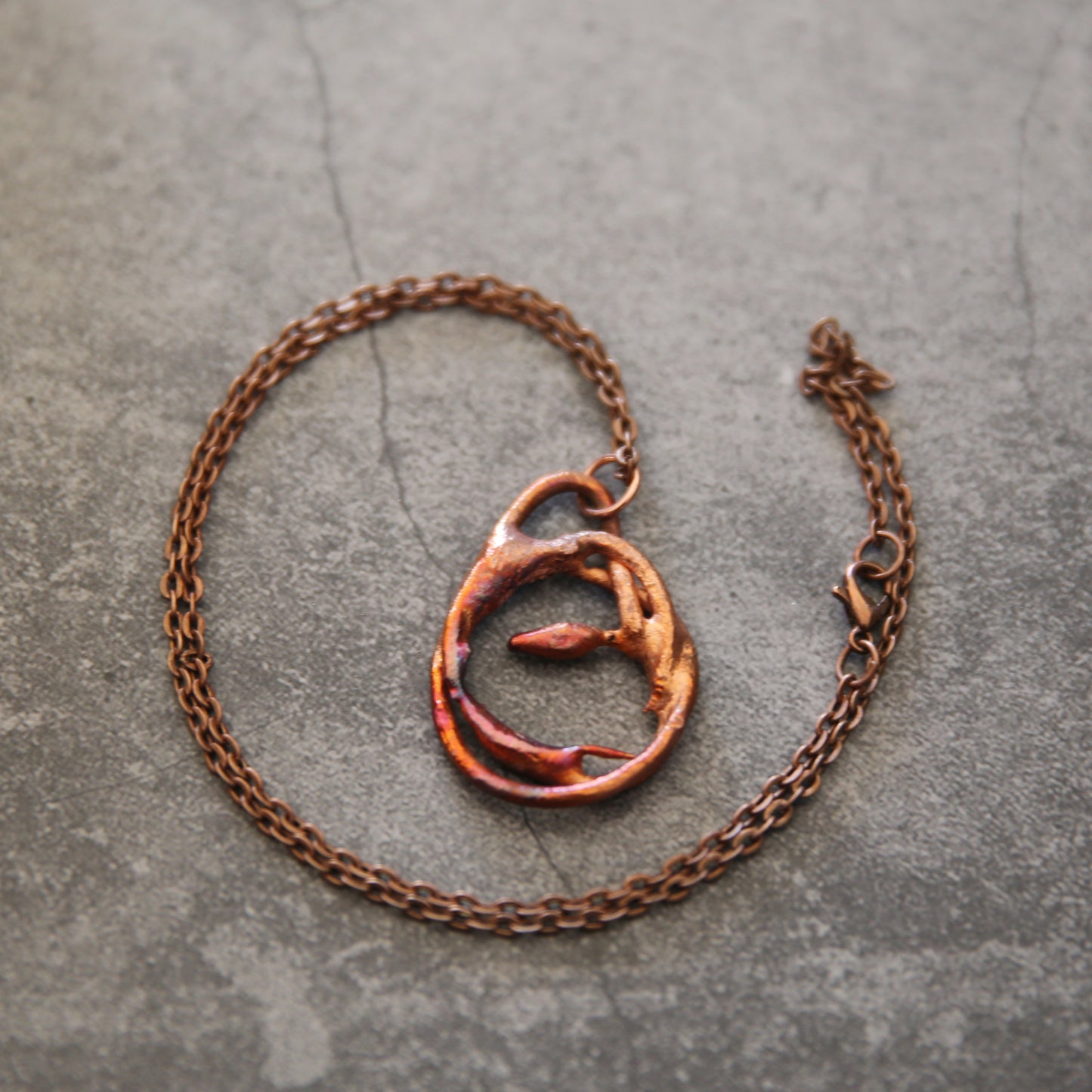 "Cindercrest" Copper Necklace