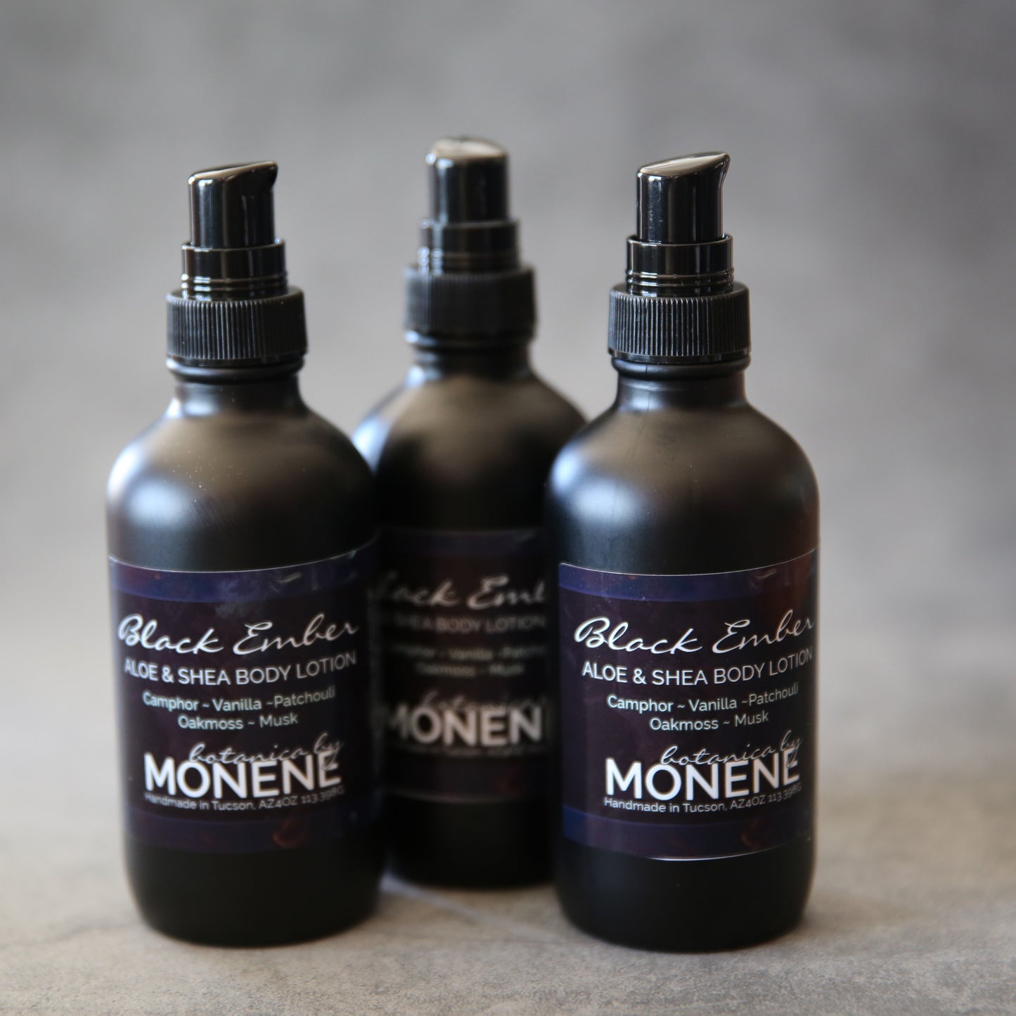 Black Ember 4oz Aloe and Shea Lotion