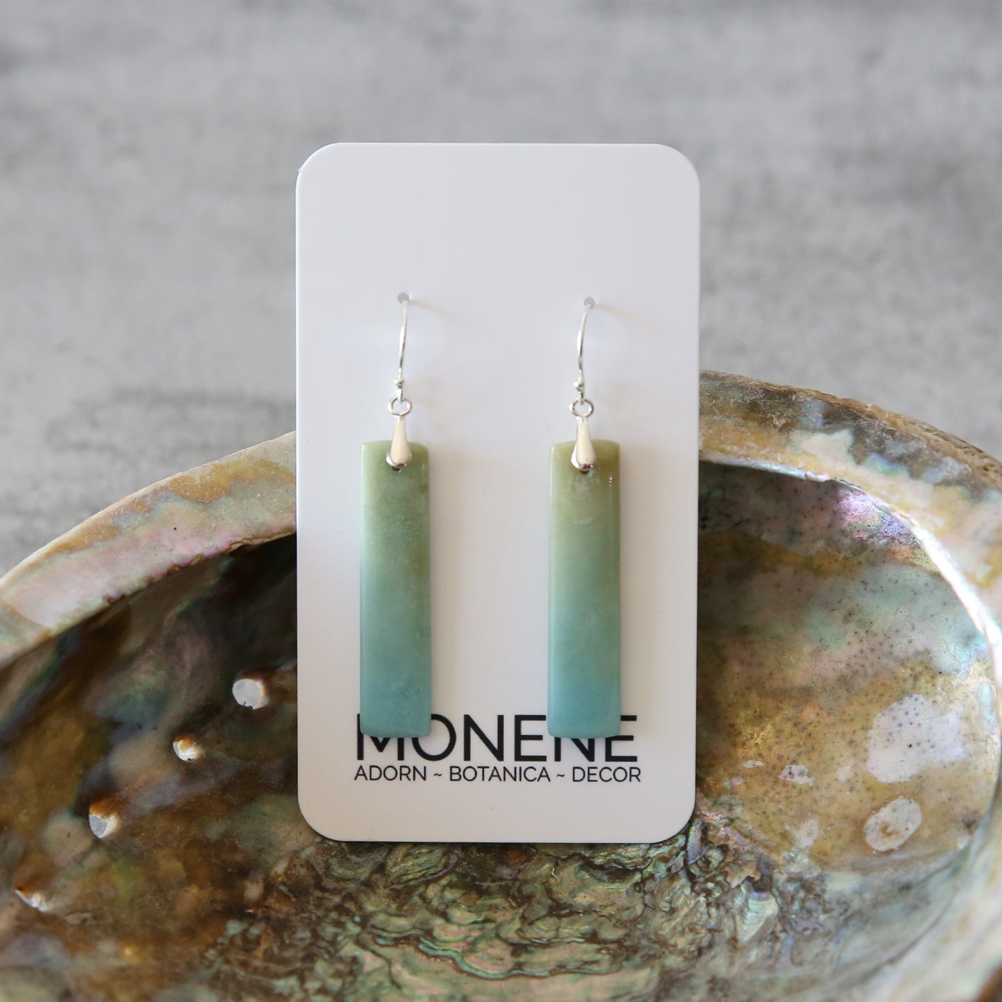 Lagoon Light Earrings | Amazonite and Sterling