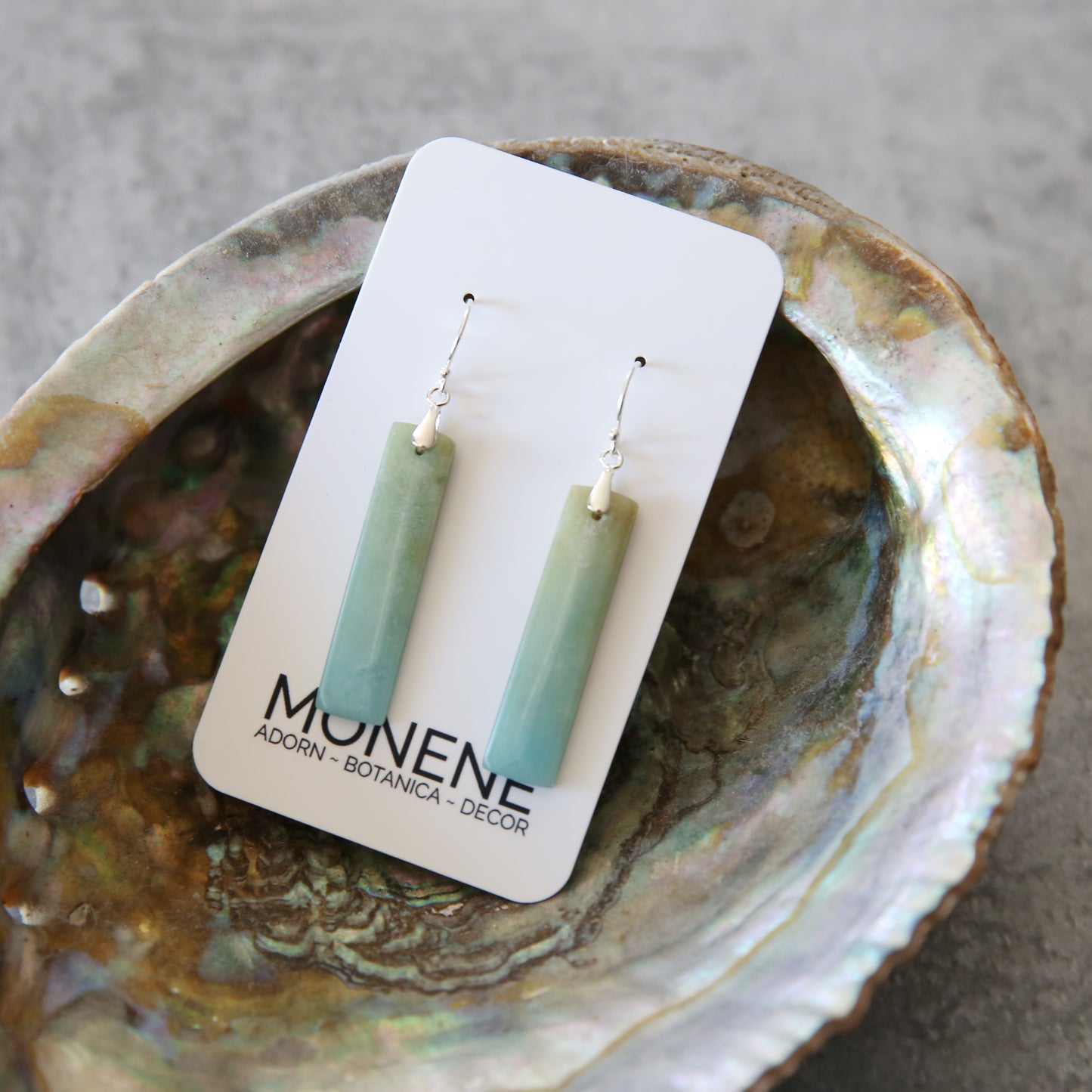Lagoon Light Earrings | Amazonite and Sterling