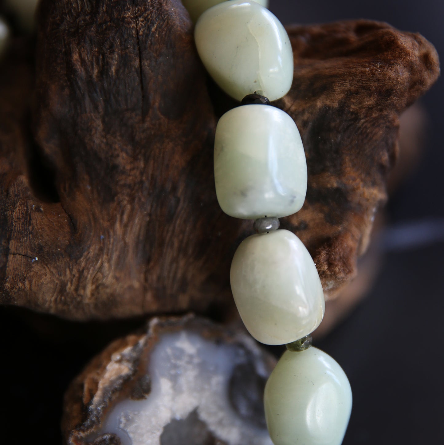 Jade and Tourmaline Necklace