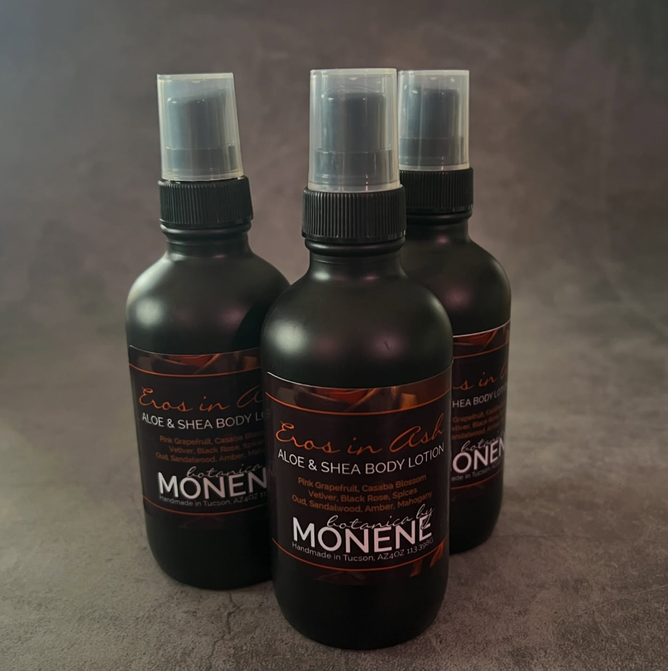 Eros in Ash 4oz Aloe and Shea Body Lotion